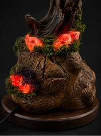 Glowing Celestial Forest Crystal Mushroom Lamp