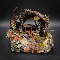Beautiful Burl Mushroom Lamp